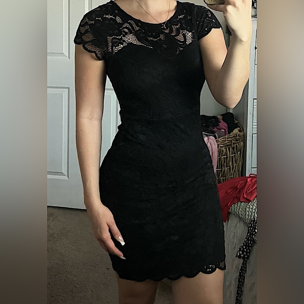 Black Lace Woman’s Dress